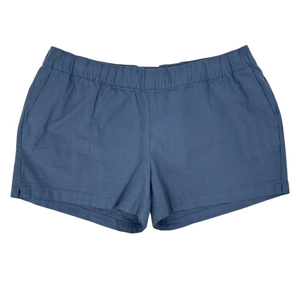 Free Fly‎ Stretch Canvas Shorts Comfort Pockets Sail Blue XL 3.5"